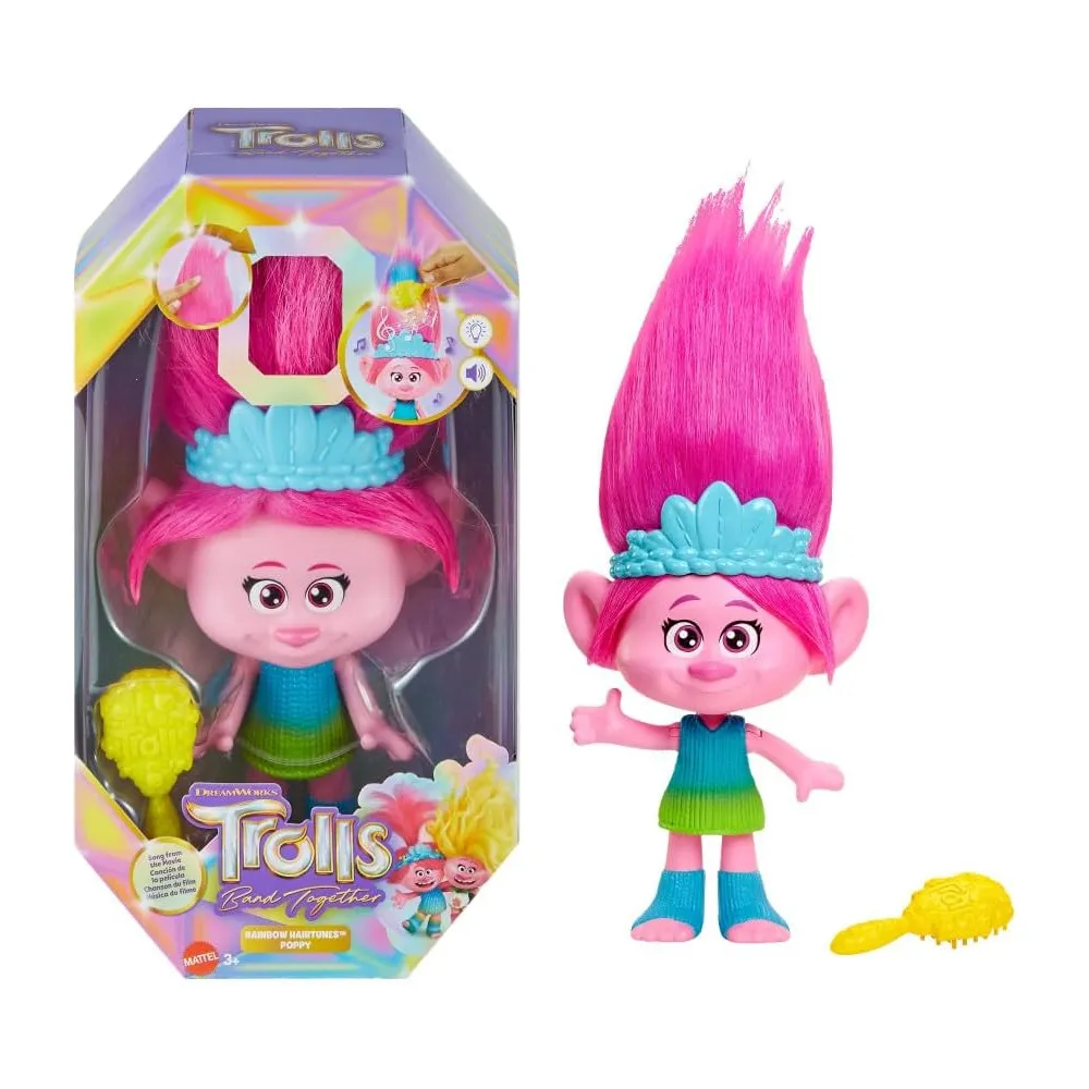 Երգող տիկնիկ Պոպպի Mattel Trolls