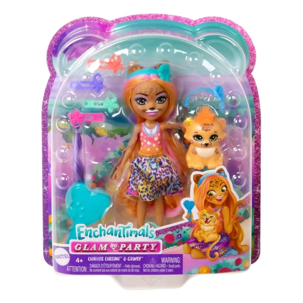 Տիկնիկ վագրակատու և կենդանի Enchantimals Mattel